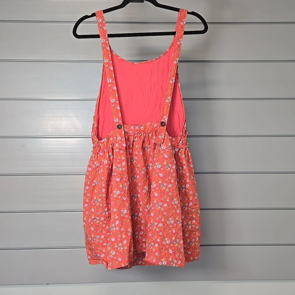 Free People Petunia Cotton Mini Dress In Poppy Combo